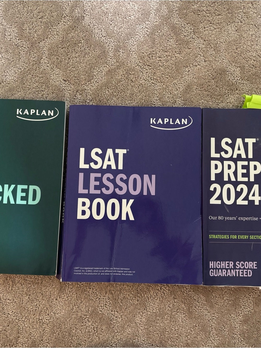 Kaplan LSAT Lesson Books -SET